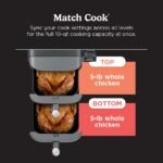 Ninja DoubleStack XL Smart Air Fryer, 10 Qt, 6-in-1, Grey, SL451 - Image 6