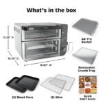 Ninja Smart Double Oven, 12-in-1, FlexDoor, Stainless Steel, DCT451 - Image 9
