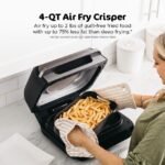 Ninja Foodi Smart 6-in-1 Indoor Grill & Air Fryer, 4 Qt, Black/Grey, FG551 - Image 6