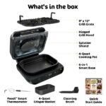 Ninja Foodi Smart 6-in-1 Indoor Grill & Air Fryer, 4 Qt, Black/Grey, FG551 - Image 11
