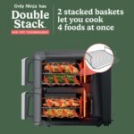 Ninja DoubleStack XL Smart Air Fryer, 10 Qt, 6-in-1, Grey, SL451 - Image 5
