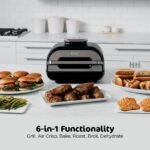 Ninja Foodi Smart 6-in-1 Indoor Grill & Air Fryer, 4 Qt, Black/Grey, FG551 - Image 2