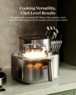 Cosori Iconic Stainless Steel Air Fryer, 6.5Qt, PFAS Free Ceramic Coating - Image 4
