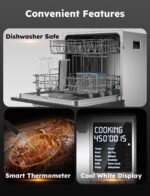 Nuwave Bravo XL Pro Air Fryer Toaster Oven, Improved 100% Super Convection - Image 9