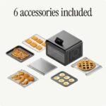 CHEF iQ MiniOven Smart Toaster Oven & Air Fryer, 11-in-1, 25 Qt, 1750W, Touchscreen, Black - Image 10