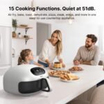Typhur Dome 2 Large AI Smart Air Fryer, 15-in-1 Dual Heating, Self-Cleaning - Image 6