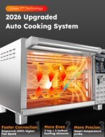 Nuwave Bravo XL Pro Air Fryer Toaster Oven, Improved 100% Super Convection - Image 3