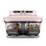 Ninja Crispi DualZone Glass Countertop Air Fryer, Rose Quartz, DD101PK1