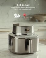Cosori Iconic Stainless Steel Air Fryer, 6.5Qt, PFAS Free Ceramic Coating - Image 6