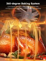 Nuwave Brio 15.5Qt Air Fryer Rotisserie Oven, 50°-425°F Temp Controls - Image 4