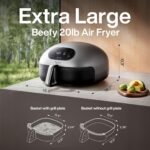Typhur Dome 2 Large AI Smart Air Fryer, 15-in-1 Dual Heating, Self-Cleaning - Image 4