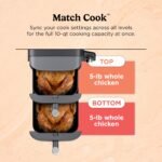 Ninja Air Fryer DoubleStack XL, 10 Qt, 6-in-1, Deep Grey, SL401 - Image 5