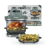 Ninja Crispi Pro Glass Air Fryer, 6-in-1, Ash Grey, AS101DG