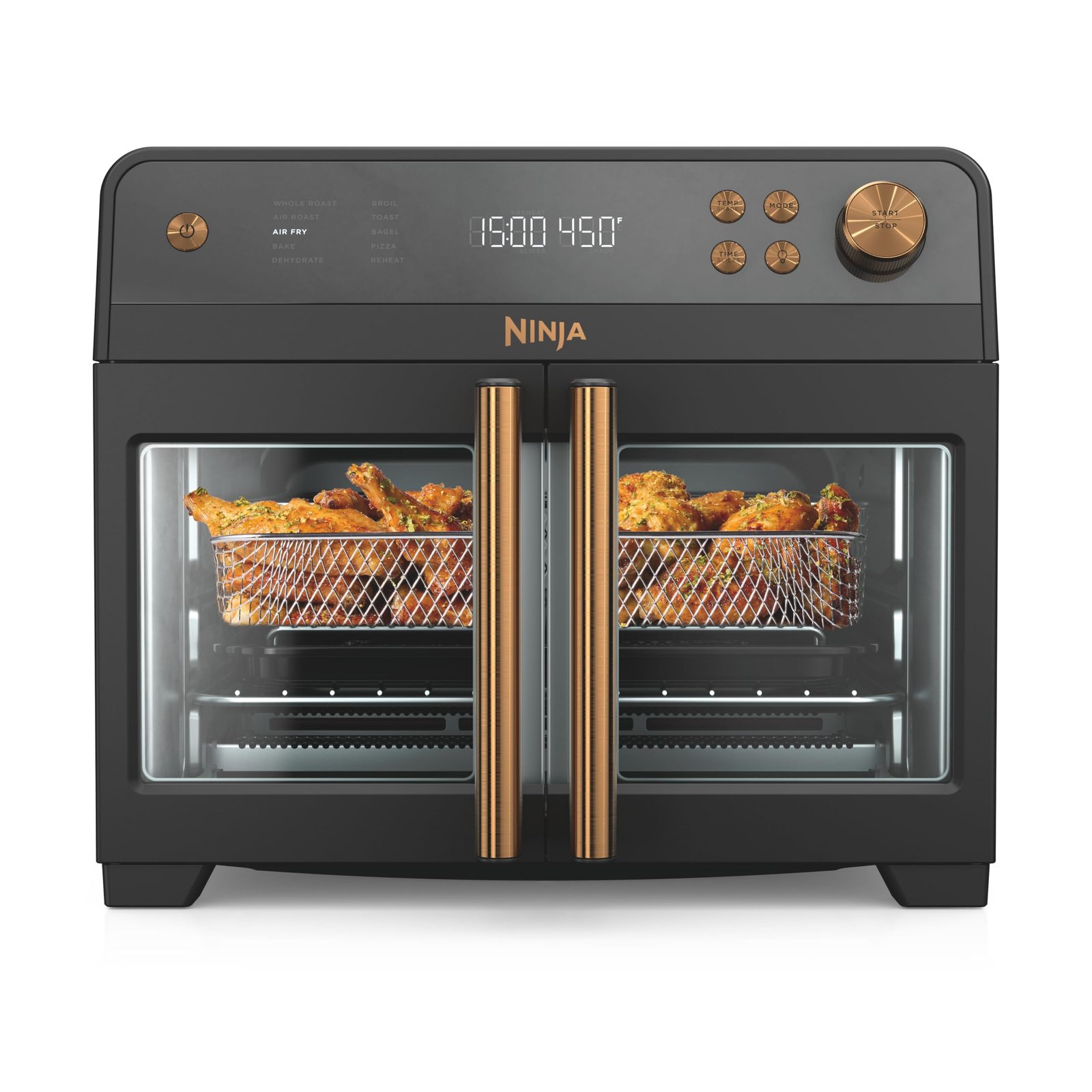 817FioB_huL Ninja French Door Premier Air Fry Oven, 10-in-1, Black, FO101BK - Image 1