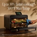 CHEF iQ MiniOven Smart Toaster Oven & Air Fryer, 11-in-1, 25 Qt, 1750W, Touchscreen, Black - Image 3