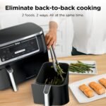 Ninja Foodi Air Fryer, 10 Qt DualZone, 6-in-1, Black, DZ302 - Image 2