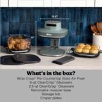 Ninja Crispi Pro Glass Air Fryer, 6-in-1, Ash Grey, AS101DG - Image 2