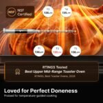 Typhur Sync Air Fryer Oven with Wireless Meat Thermometer Probe, AI Recipes - Image 8