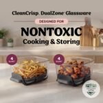 Ninja Crispi DualZone Glass Countertop Air Fryer, Rose Quartz, DD101PK1 - Image 3