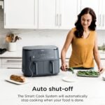 Ninja Foodi Air Fryer, 10 Qt DualZone Smart XL, 6-in-1, Grey, DZ550GY - Image 7
