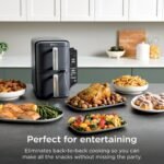 Ninja DoubleStack XL Smart Air Fryer, 10 Qt, 6-in-1, Grey, SL451 - Image 9