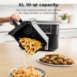Ninja Foodi Air Fryer, 10 Qt DualZone Smart XL, 6-in-1, Black, DZ550 - Image 5