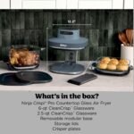 Ninja Crispi Pro Glass Air Fryer, 6-in-1, Cyberspace, AS101CY - Image 2