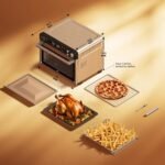 Typhur Sync Air Fryer Oven, Smart AI Wireless Probe, 360° Turbo Convection - Image 10