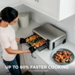 Ninja Digital Air Fry Countertop Oven, 8-in-1, XL, Silver, SP101 - Image 4