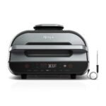 Ninja Foodi Smart 6-in-1 Indoor Grill & Air Fryer, 4 Qt, Black/Grey, FG551