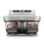 Ninja Crispi DualZone Glass Countertop Air Fryer, Bone, DD101IV2