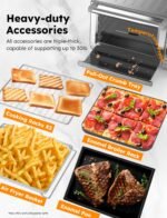 Nuwave Bravo XL Pro Air Fryer Toaster Oven, Improved 100% Super Convection - Image 10