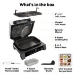 Ninja® Foodi® Smart XL 6-in-1 Indoor Grill & Air Fryer, Black/Silver, DG551 - Image 11