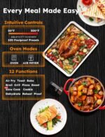 Nuwave Bravo XL Pro Air Fryer Toaster Oven, Improved 100% Super Convection - Image 2