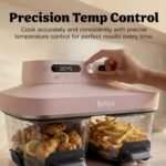 Ninja Crispi DualZone Glass Countertop Air Fryer, Rose Quartz, DD101PK1 - Image 5