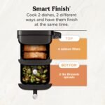 Ninja Air Fryer DoubleStack, 8 Qt, 6-in-1, Black, SL201 - Image 5